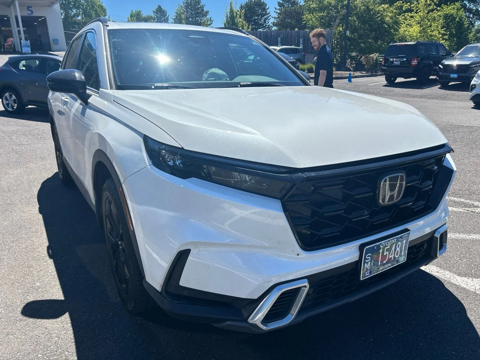 Certified Used 2023 Platinum White Honda Sport Touring image 3