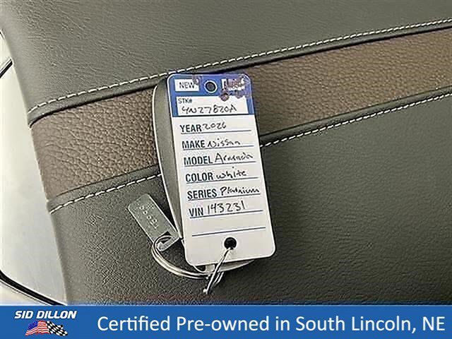 Certified Used 2026 Aspen White Tricoat Nissan Platinum image 8