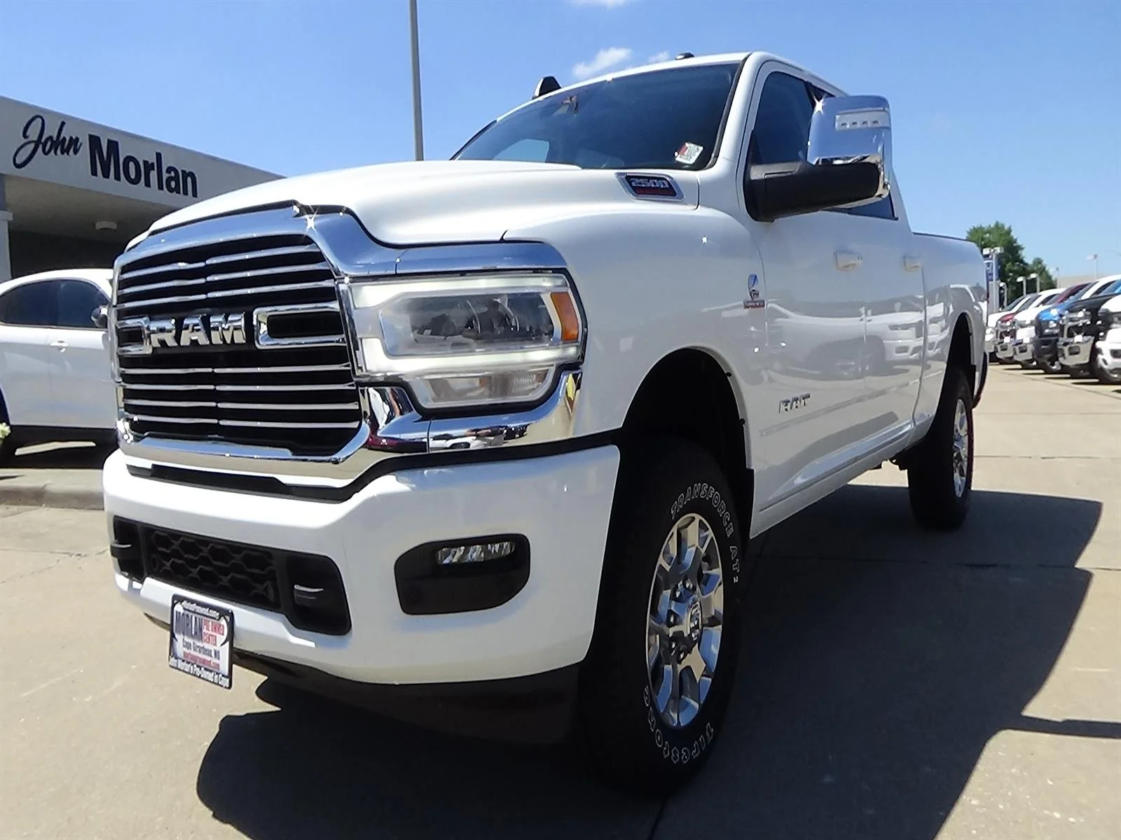 Certified Used 2024 Bright White Clear Coat (pw7) RAM Laramie image 2