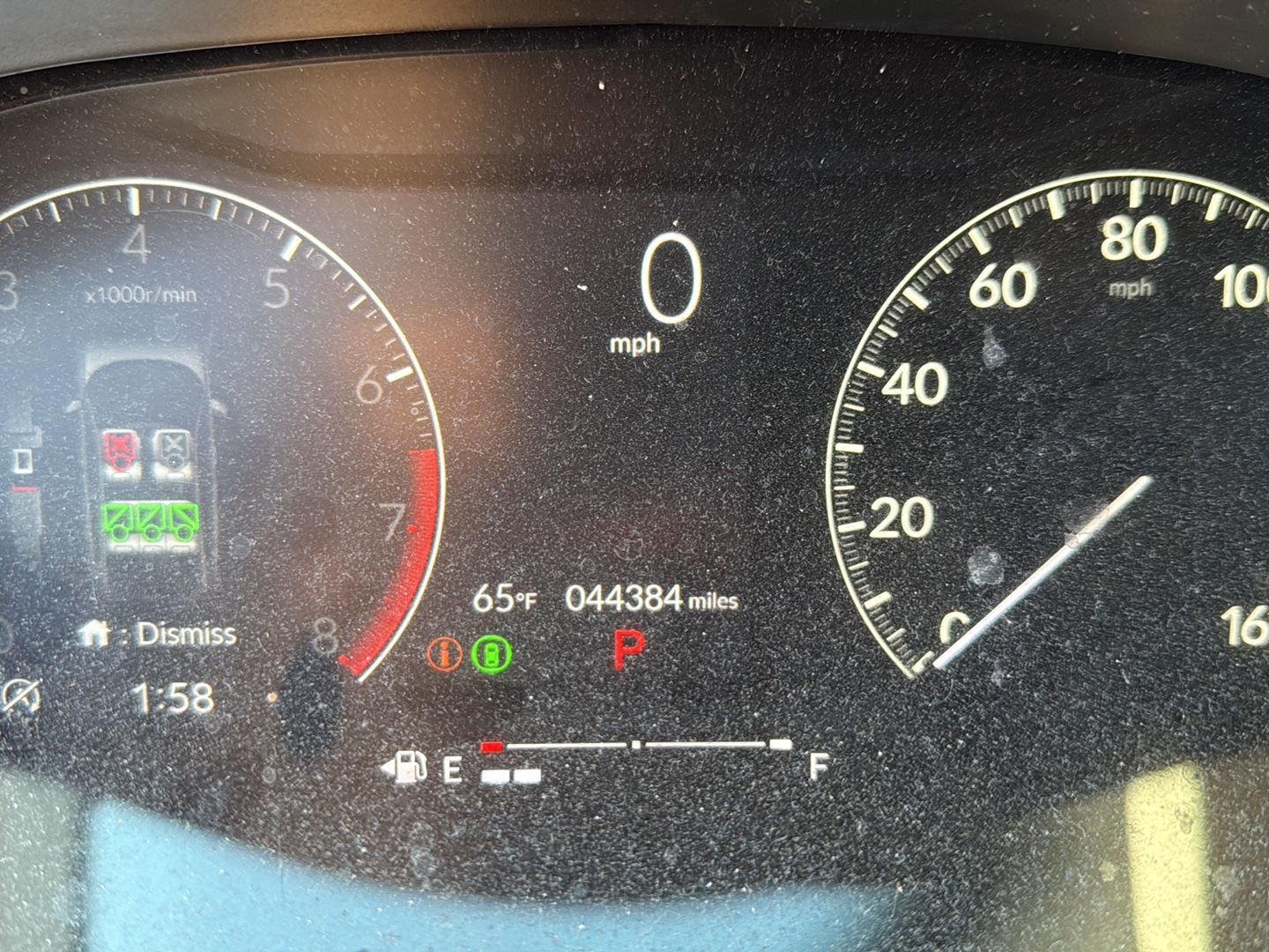 Used 2024 Meteorite Gray Metallic Honda EX image 14