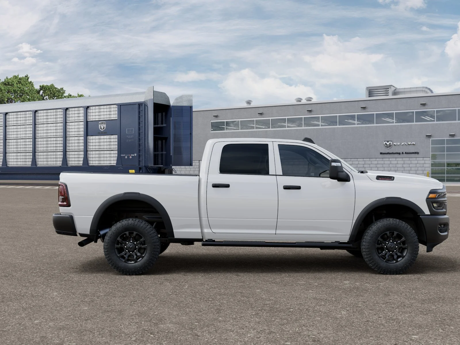 New 2026 Bright White Clear-Coat Exterior Paint RAM Tradesman image 12