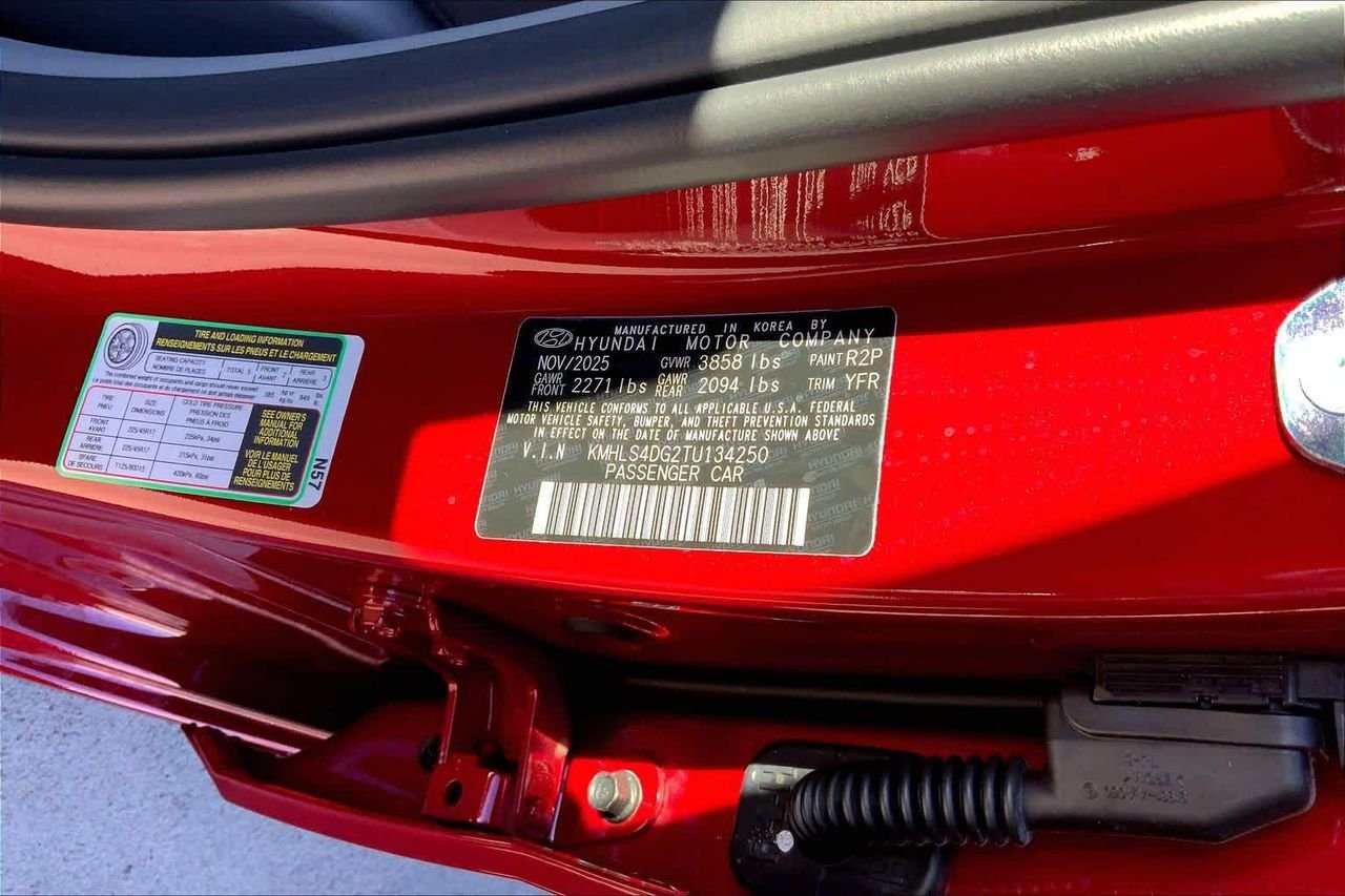 New 2026 Ultimate Red Hyundai SEL Sport Premium image 19