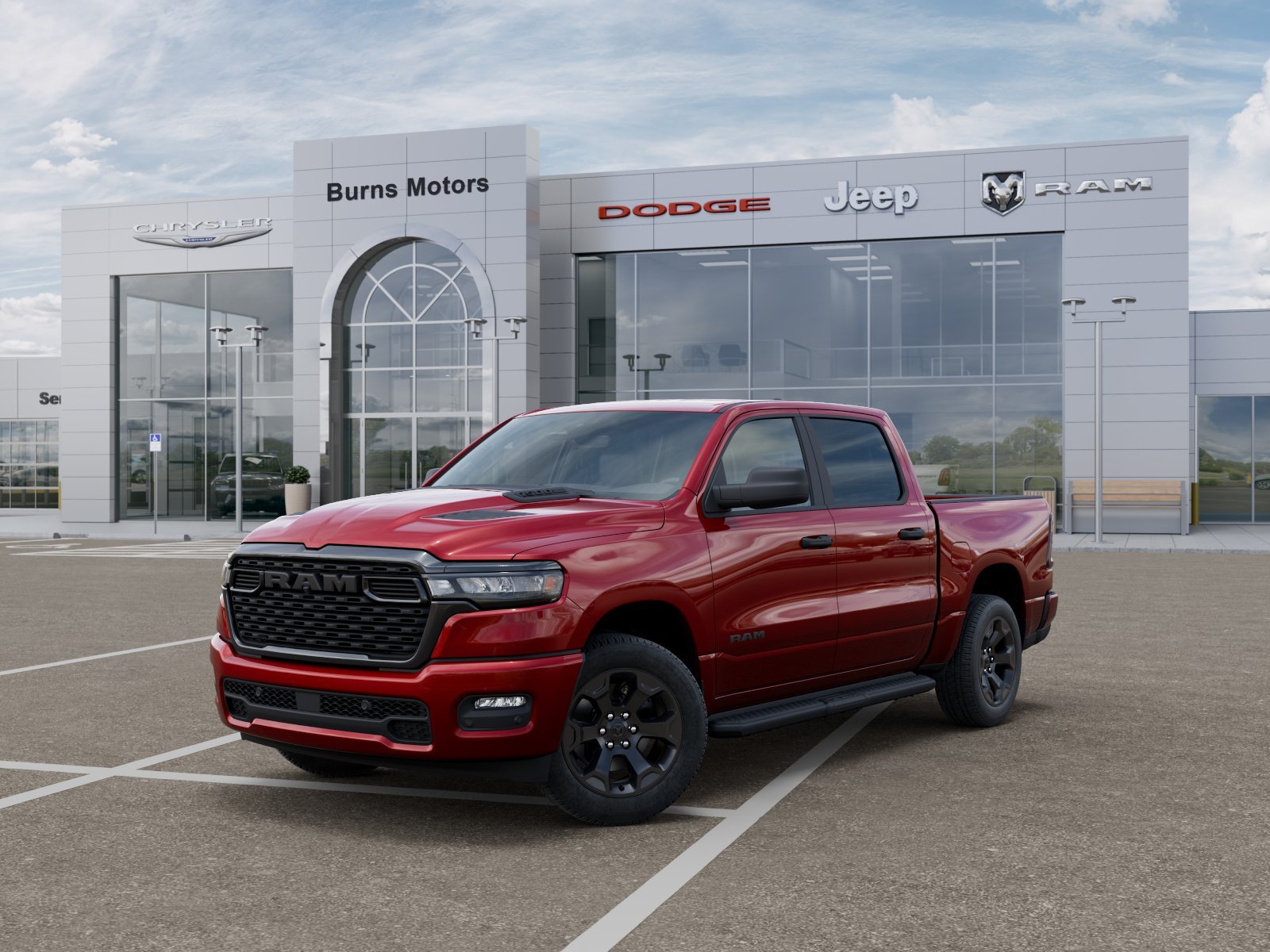 New 2026 Molten Red Pearlcoat RAM Black Express image 27