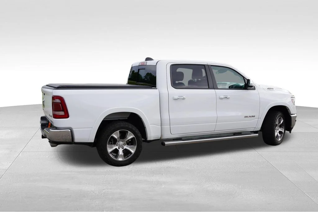 Used 2021 Bright White Clearcoat Ram Laramie image 4