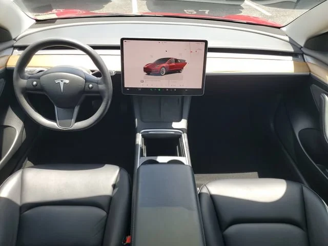 Used 2023 Red Tesla 4DR RWD image 28