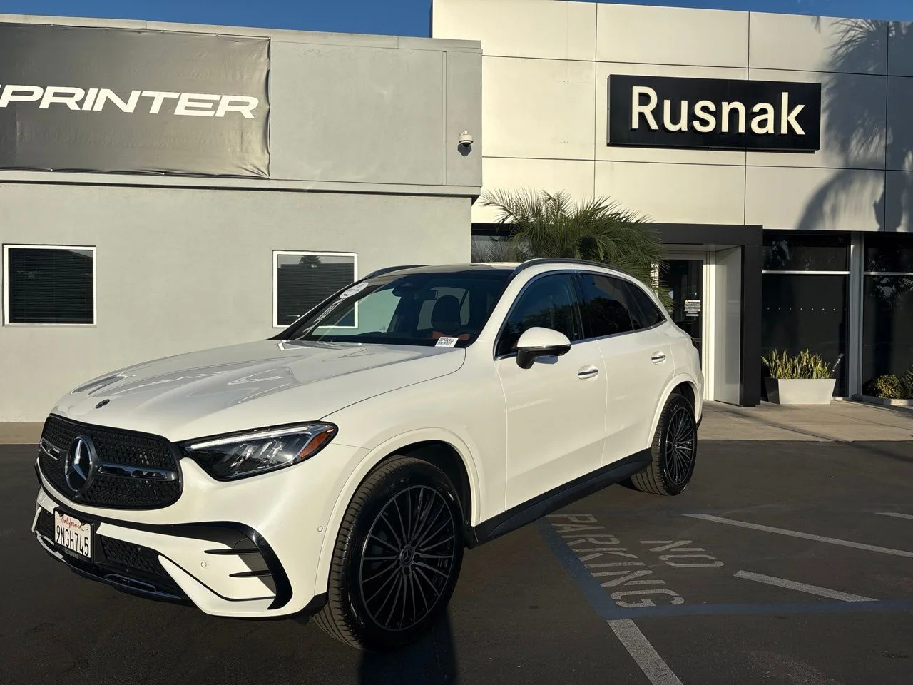 Certified Used 2024 White Mercedes-Benz 300 4MATIC® AMG Line image 1