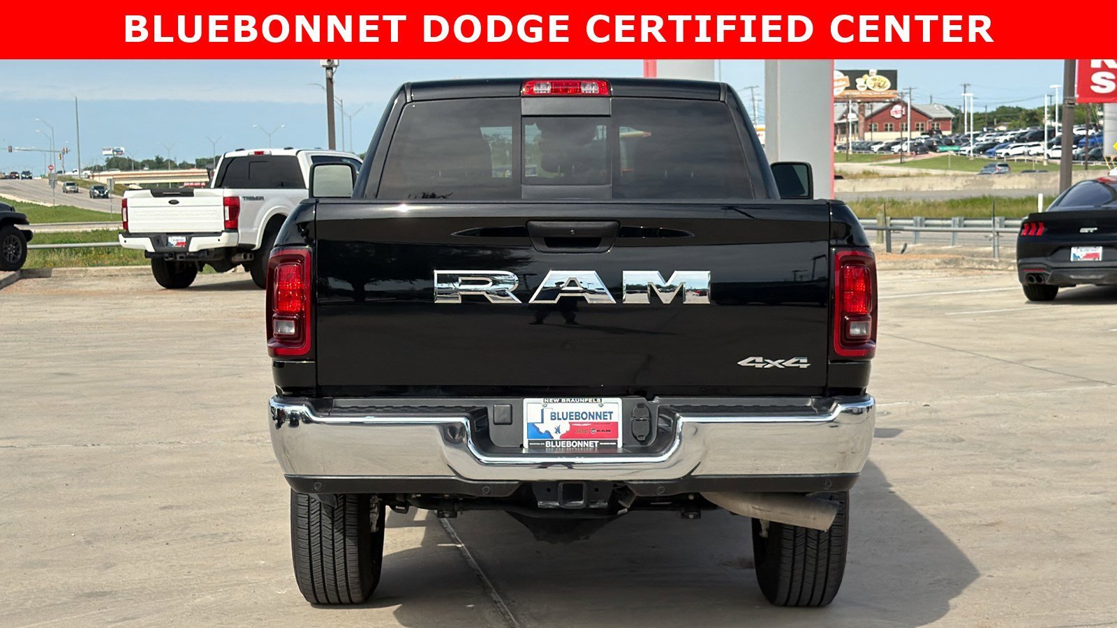 Used 2025 Diamond Black Crystal Pearlcoat Ram Tradesman image 6