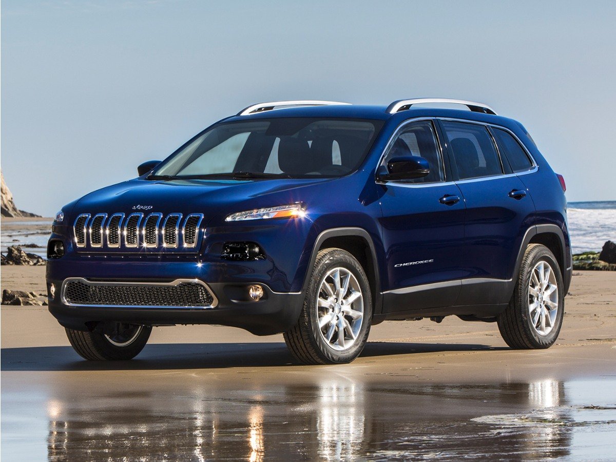 Used 2017 Diamond Black Crystal Pearlcoat Jeep Limited image 1
