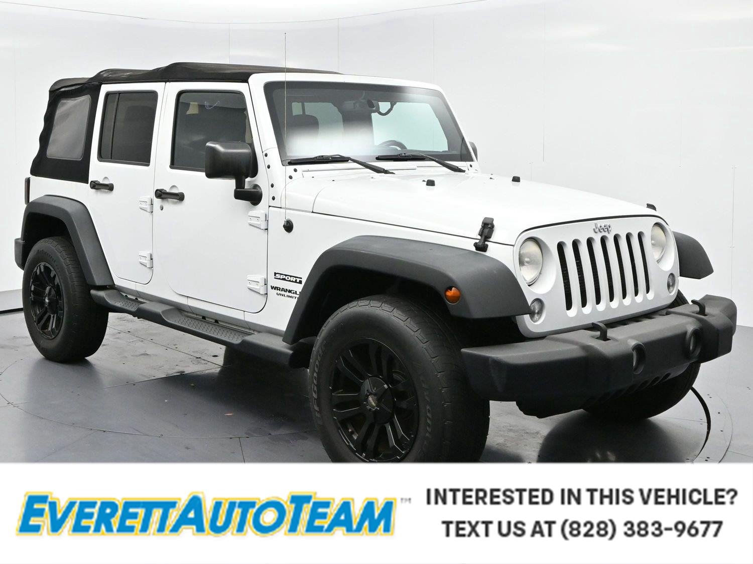 Used 2015 Bright White Clearcoat Jeep Sport image 1