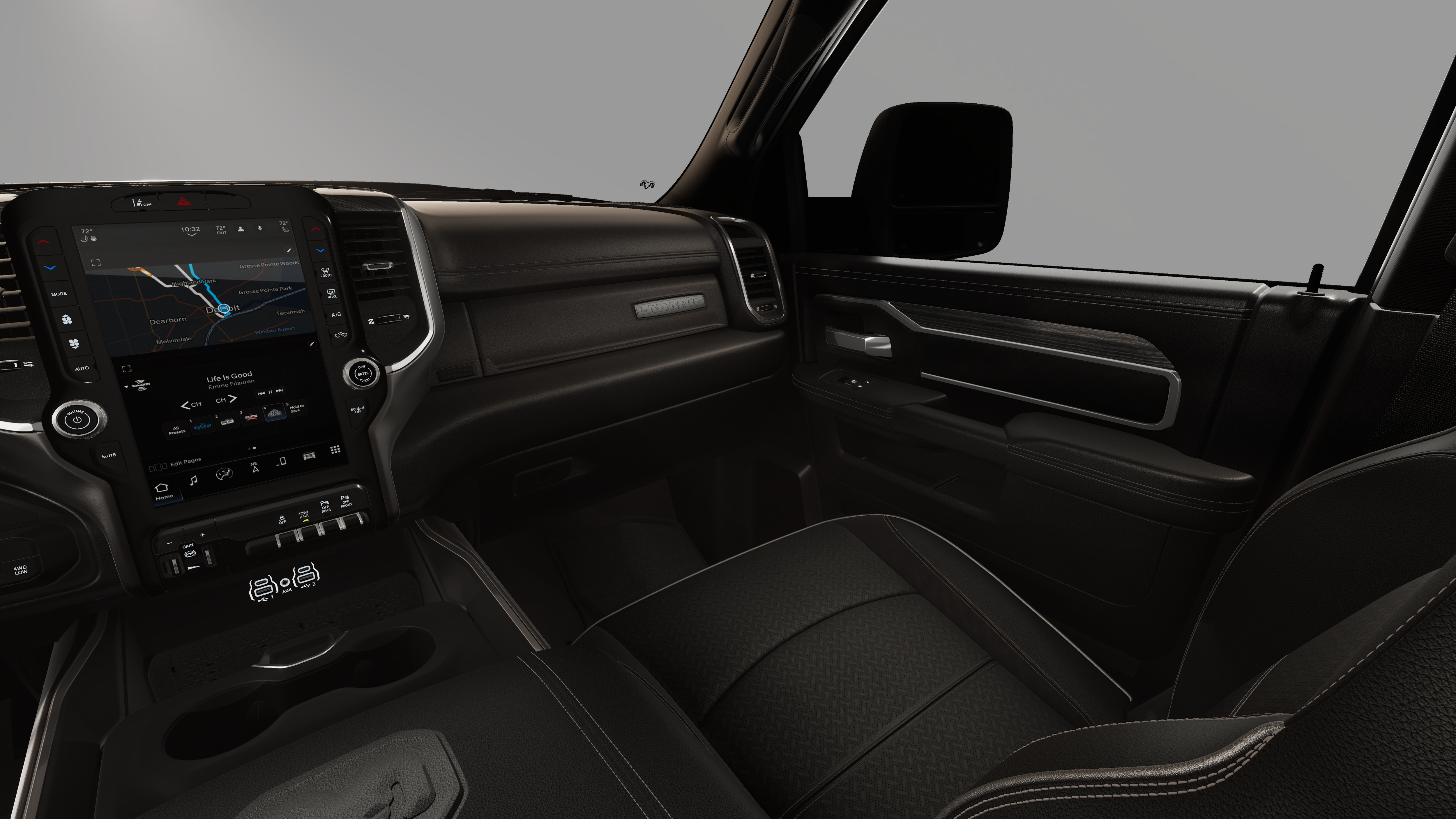 New 2026 Ceramic Gray Clear-Coat Exterior Paint RAM LARAMIE image 19