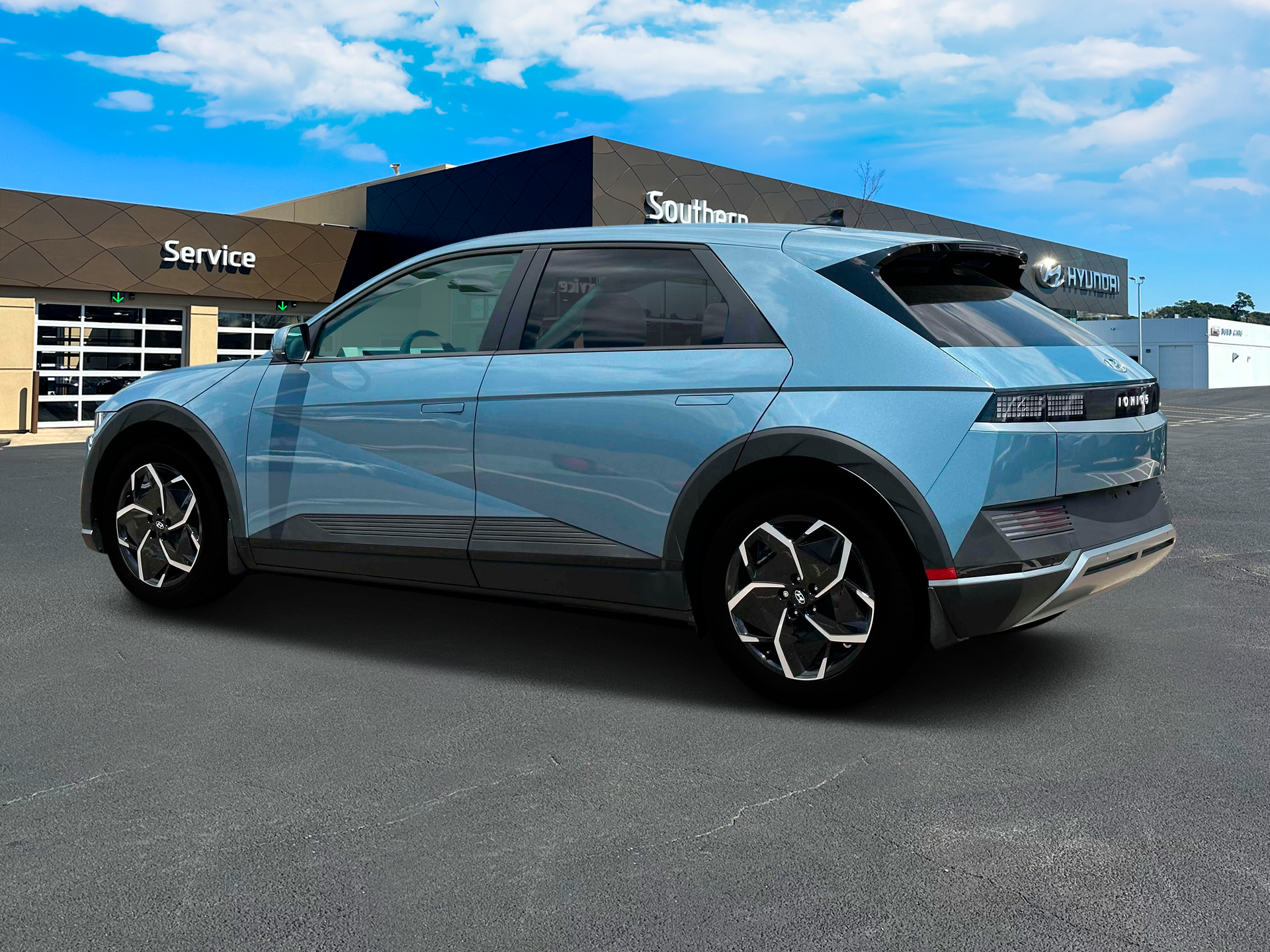New 2024 Blue Hyundai SEL image 4