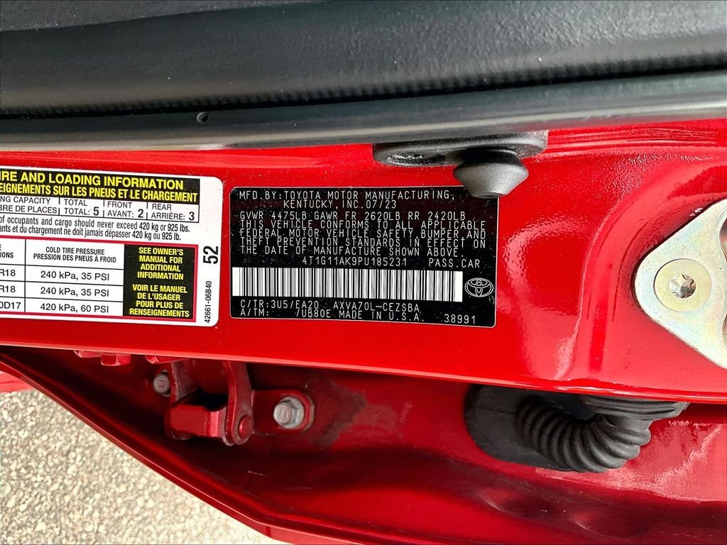 Used 2023 Red Toyota SE image 9
