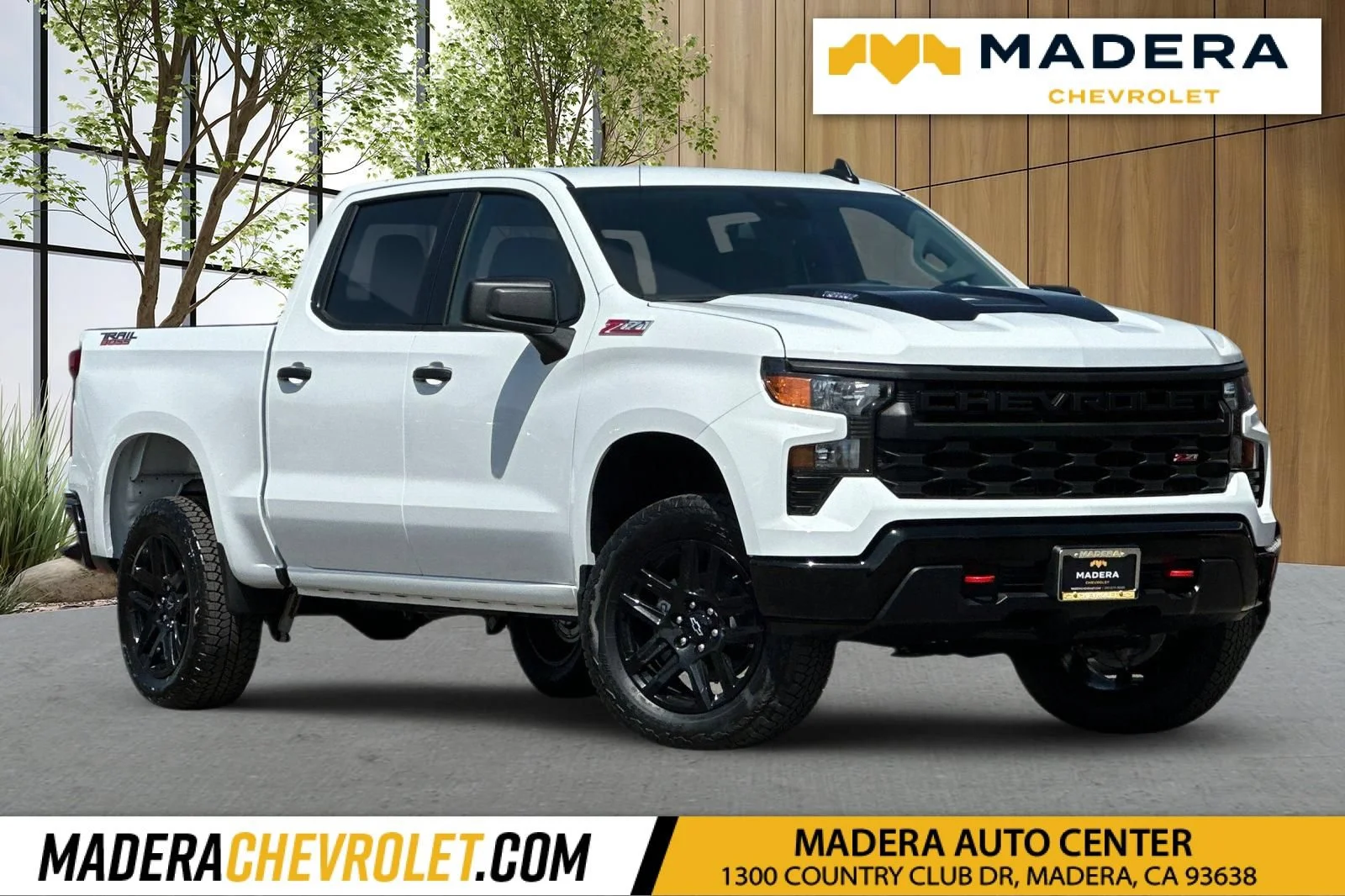 New 2026 Summit White Chevrolet Custom Trail Boss image 1