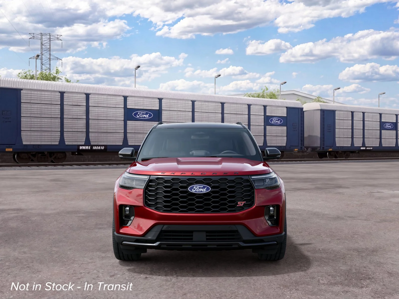 New 2027 Ruby Red Metallic Tinted Clearcoat Ford ST image 3