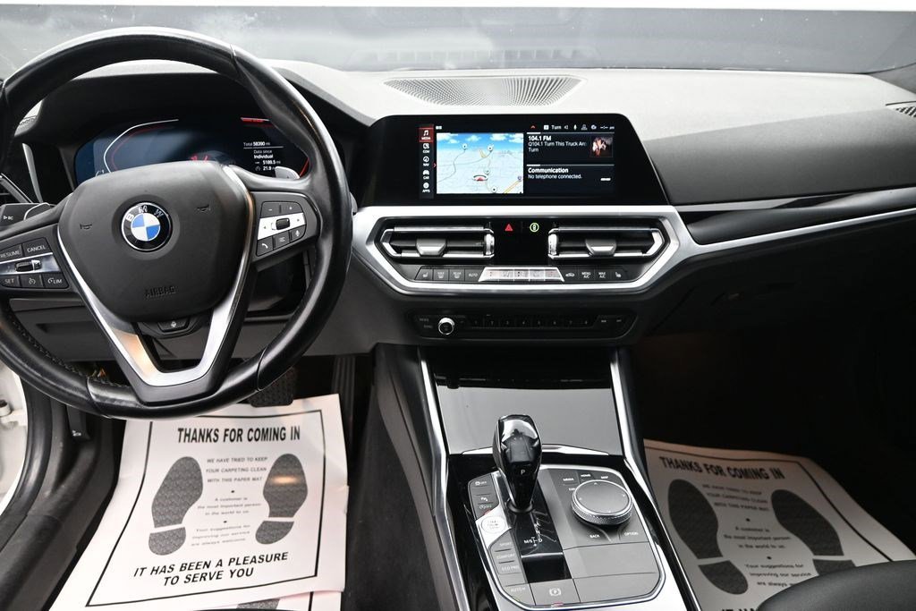 Used 2019 Alpine White BMW 330i xDrive image 12
