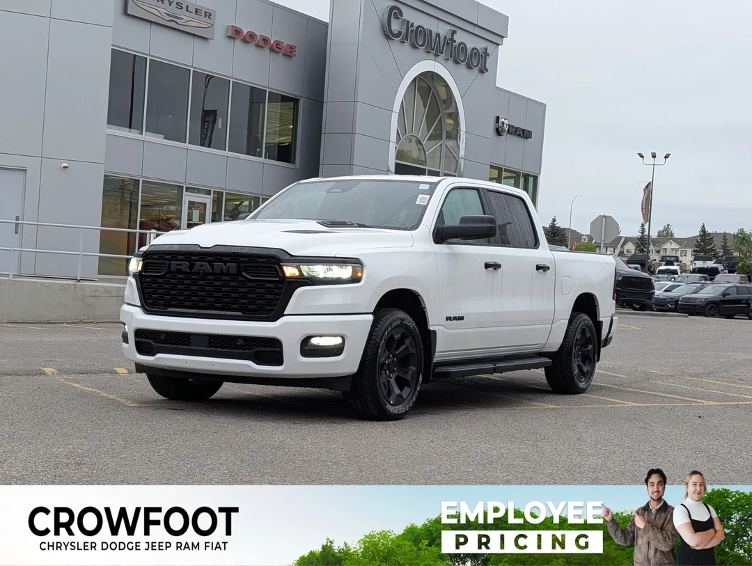New 2026 White RAM Express - - 4x4 - 3.0L Hurricane Twin Turbo - Crew Cab - 64 Box & More! image 1