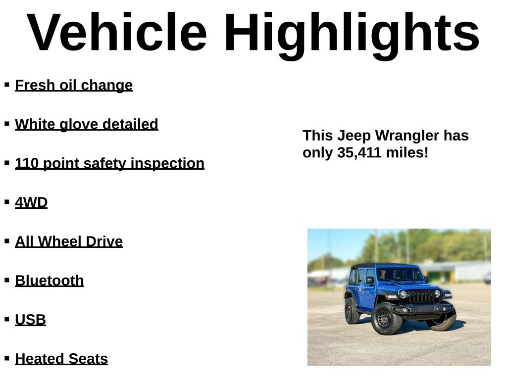 Used 2023 Blue Jeep Sport image 35
