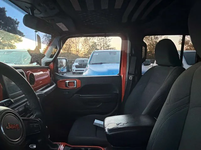 Used 2018 Orange Jeep Unlimited Sport S image 7