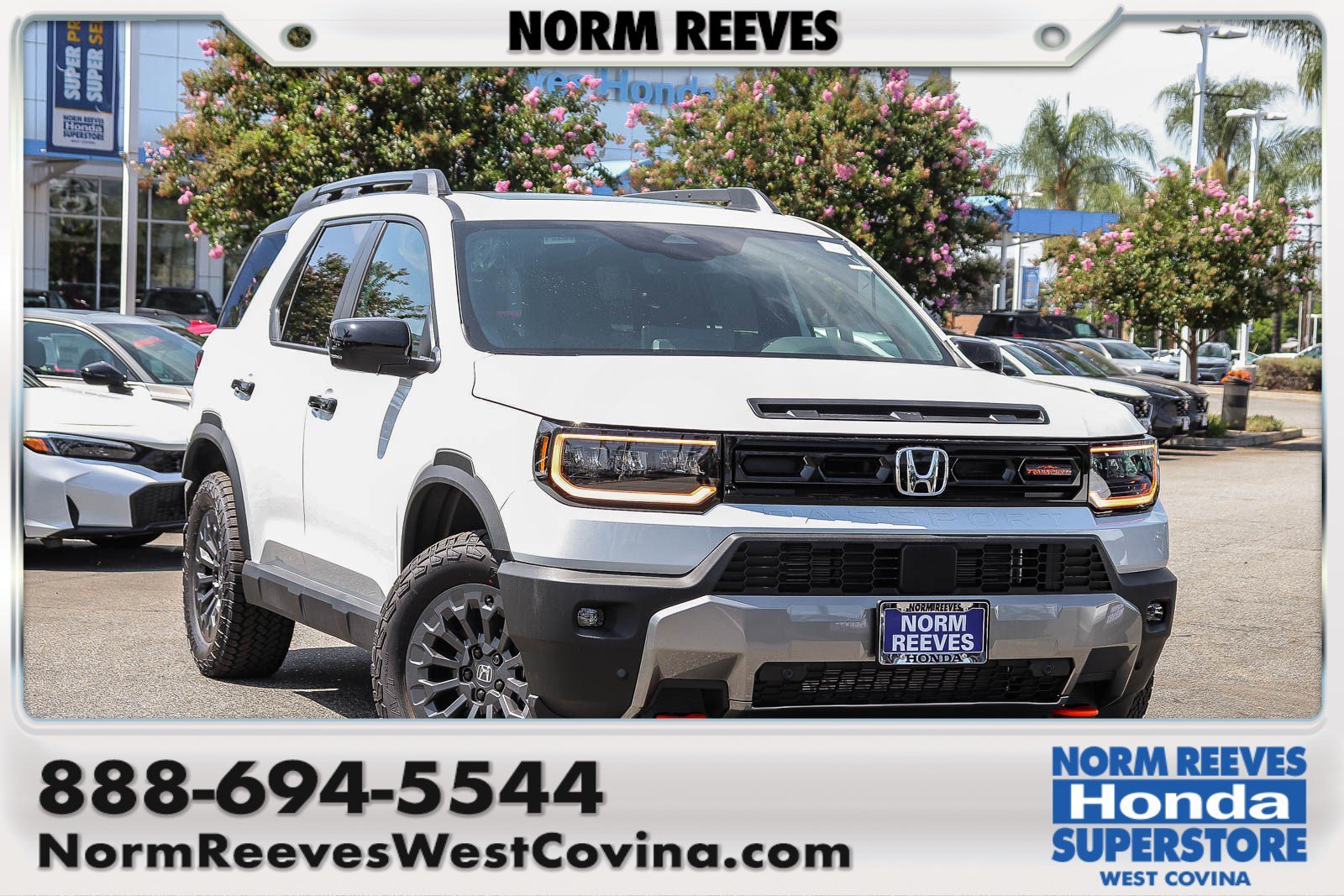 New 2026 Platinum White Pearl Honda TrailSport AWD image 1