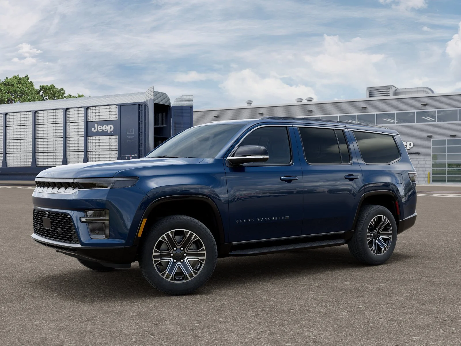 New 2026 Fathom Blue Pearlcoat Jeep BASE image 2