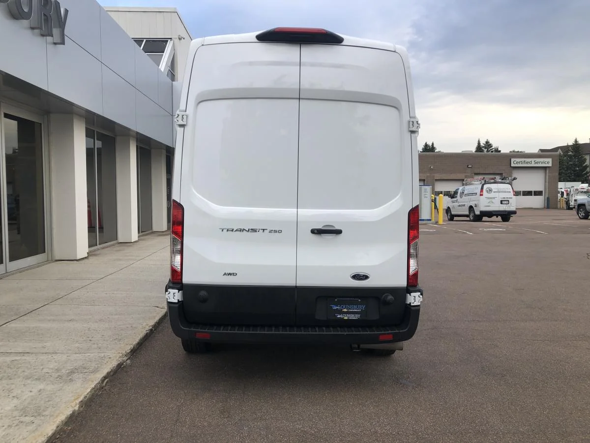 Used 2025 White Ford T-250 148" Hi Rf 9070 GVWR AWD image 9