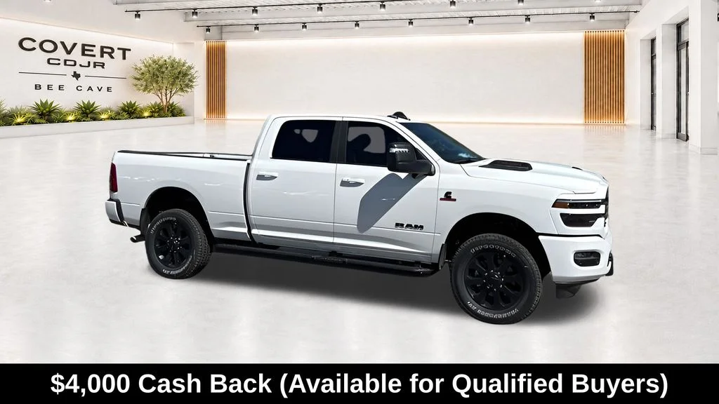 New 2026 Bright White Clear-Coat Exterior Paint RAM Laramie image 13