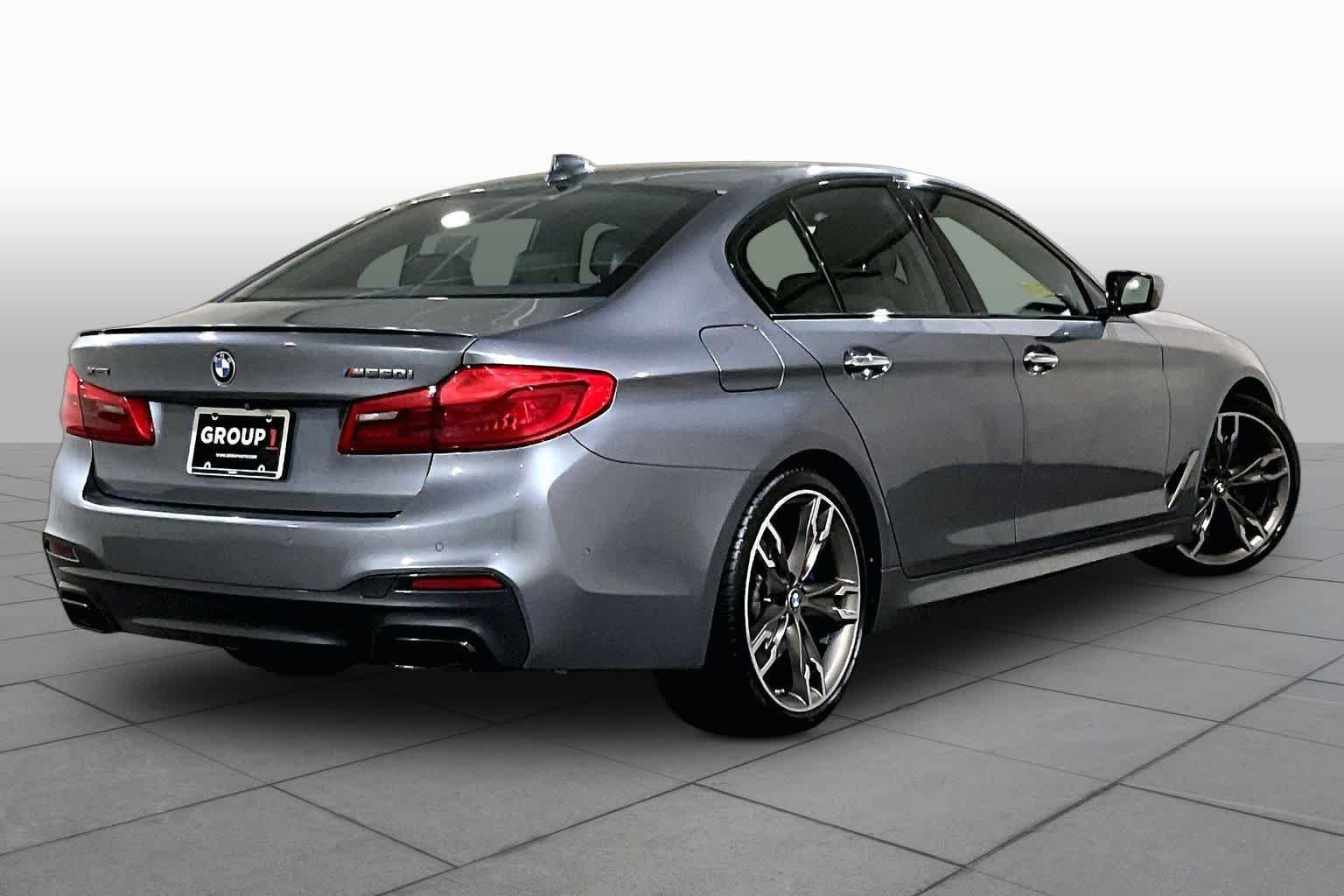 Used 2018 Bluestone Metallic BMW M550i xDrive image 12