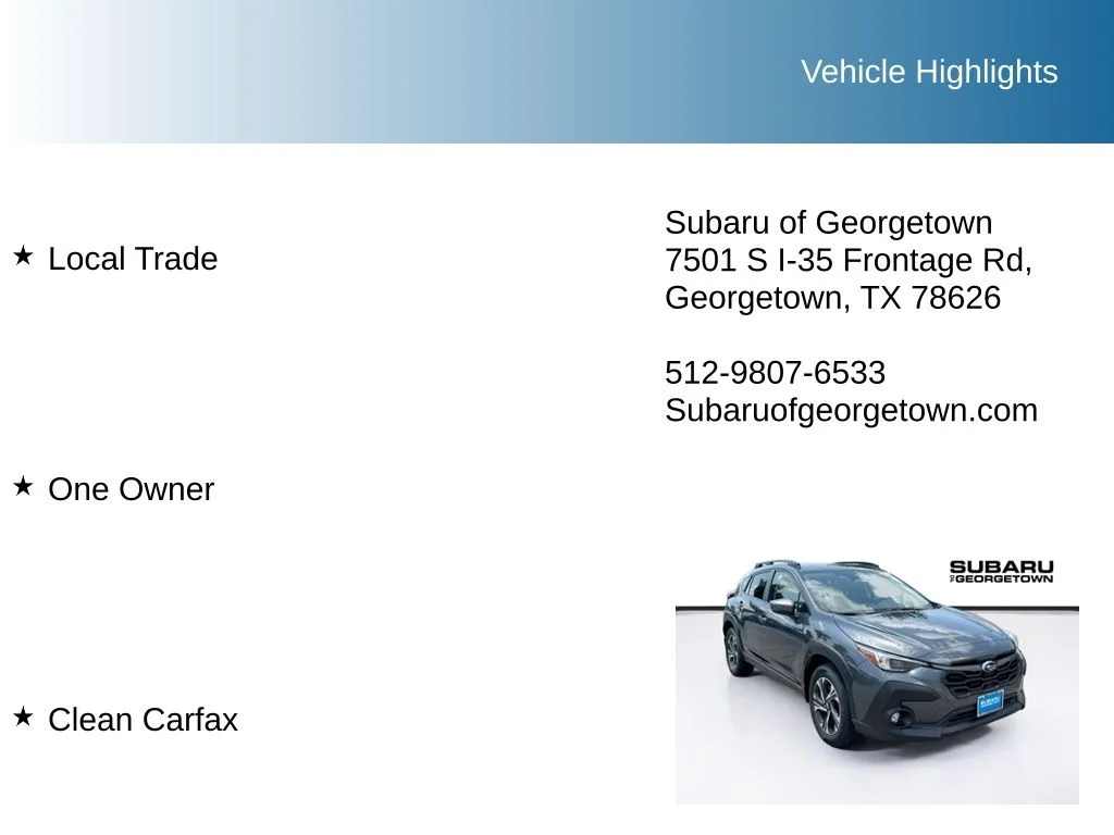 Certified Used 2024 Gray Subaru Premium image 9