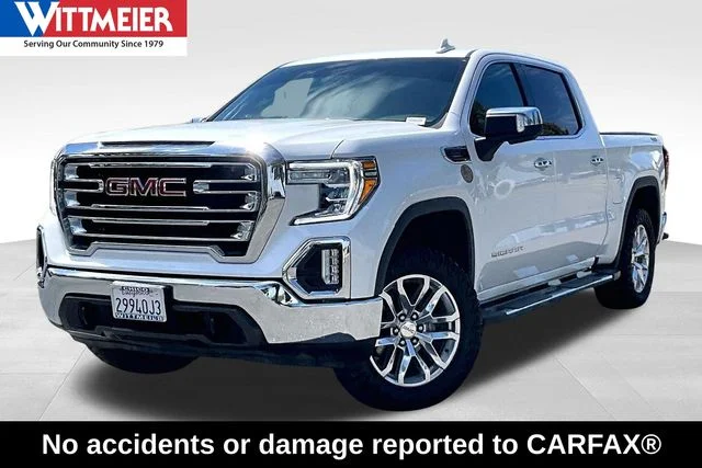 Used 2021 White Frost GMC SLT image 1