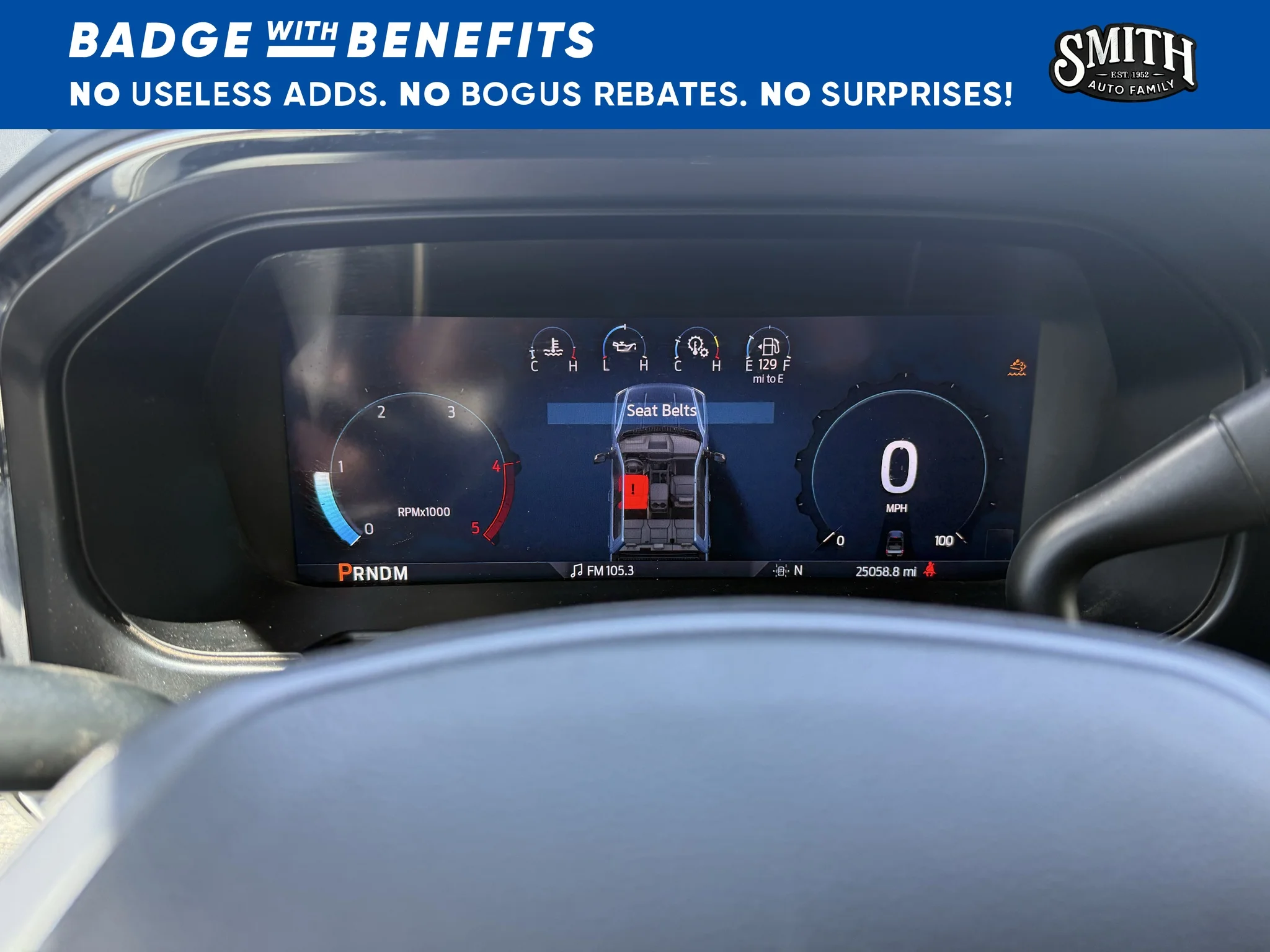 Used 2023 Carbonized Gray Metallic Ford LARIAT image 18
