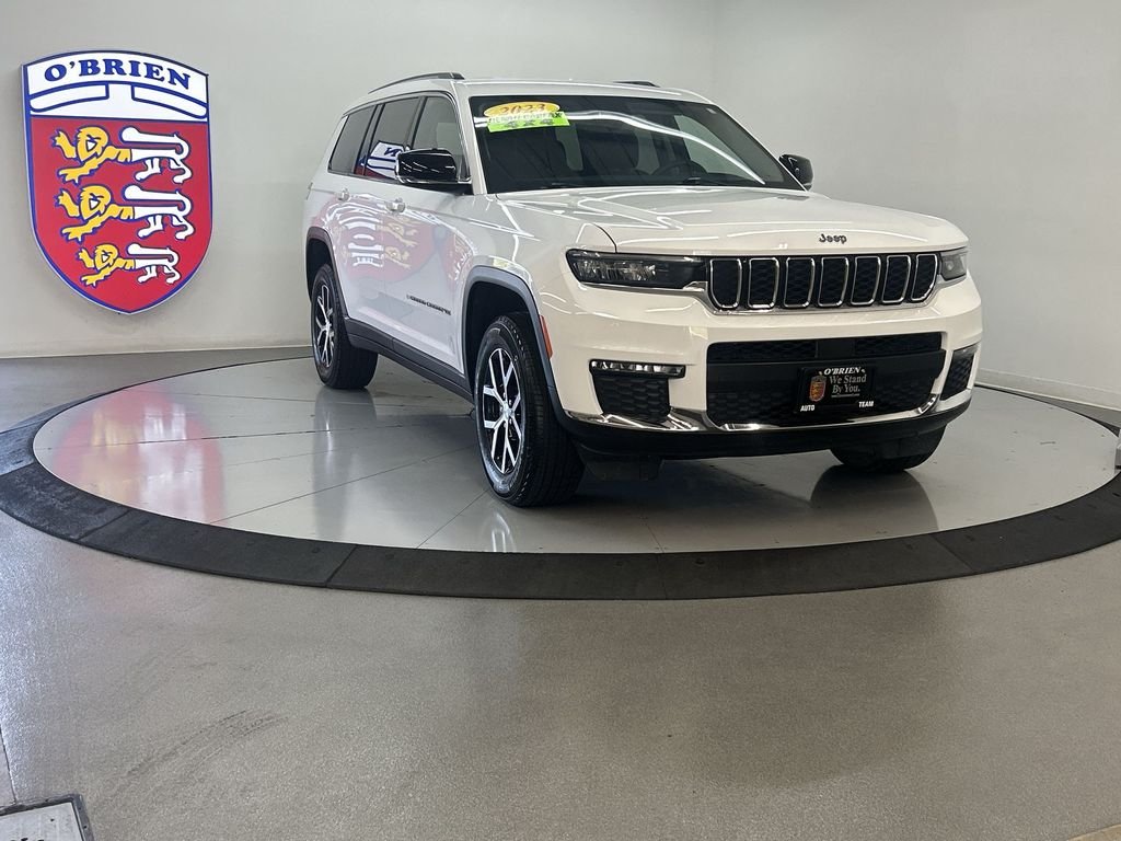 Used 2023 Bright White Clearcoat Jeep Limited image 1