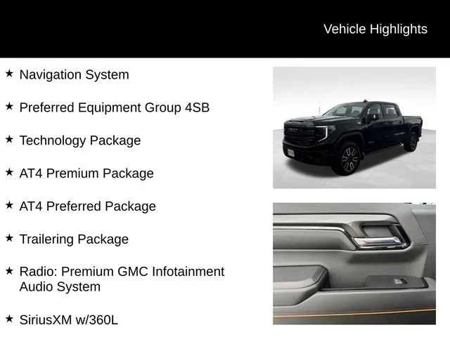 Used 2024 Onyx Black GMC AT4 image 7