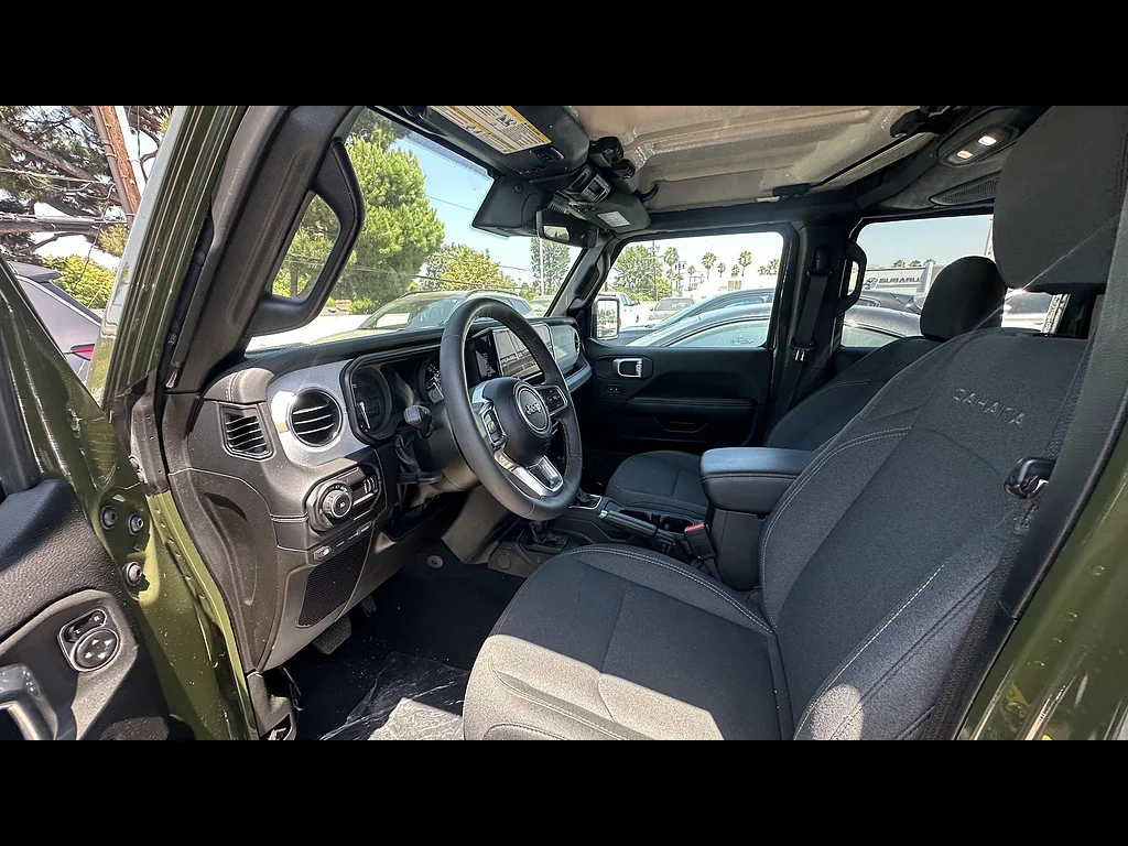Used 2024 Sarge Green Clear Coat Jeep Sahara 4xe image 3