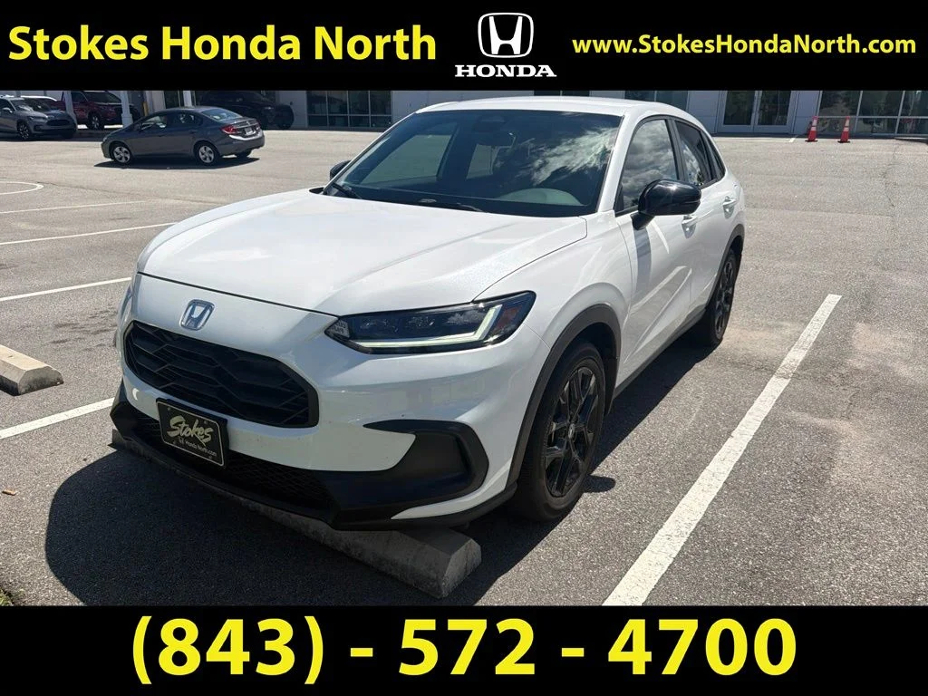 Certified Used 2025 White Honda Sport image 1