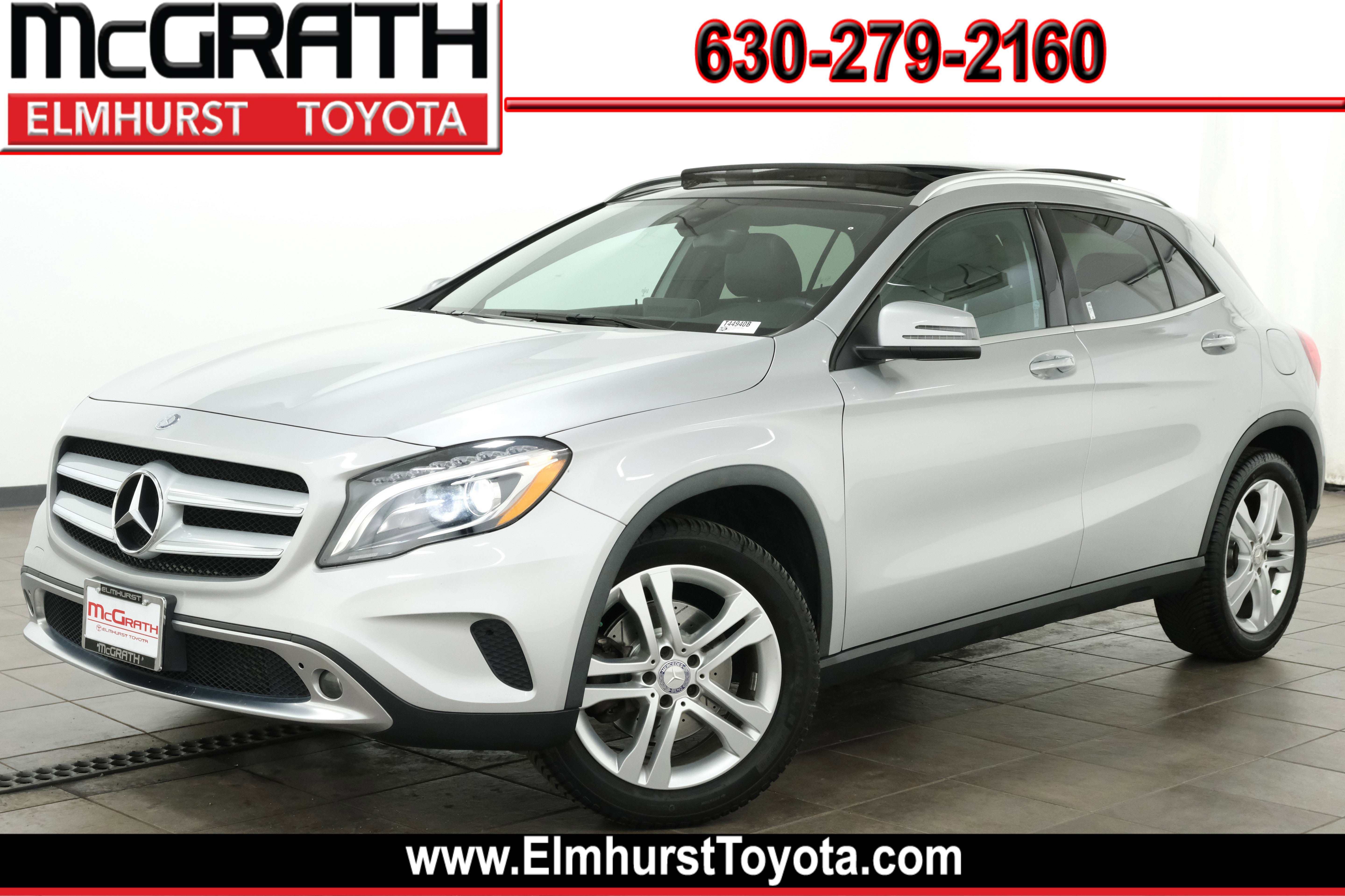 Polar Silver Metallic 2017 Mercedes-Benz GLA 250 4MATIC SUV / Crossover All-Wheel Drive 7-Speed Dual Clutch