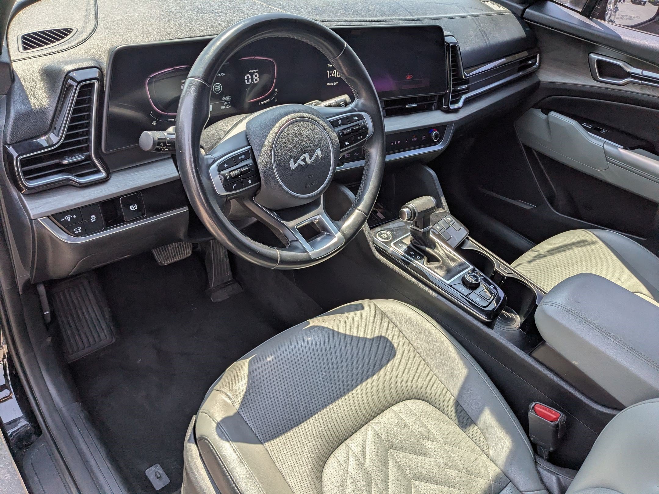 Used 2023 Ebony Black Kia X-Line image 15