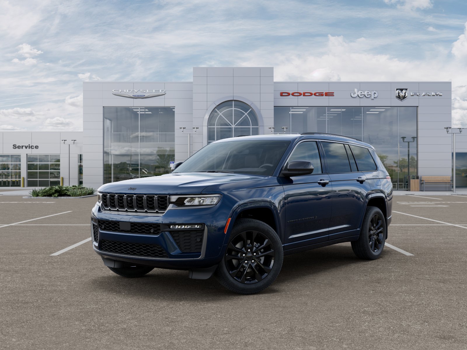 New 2026 Fathom Blue Pearl-Coat Exterior Paint Jeep Limited Reserve image 1