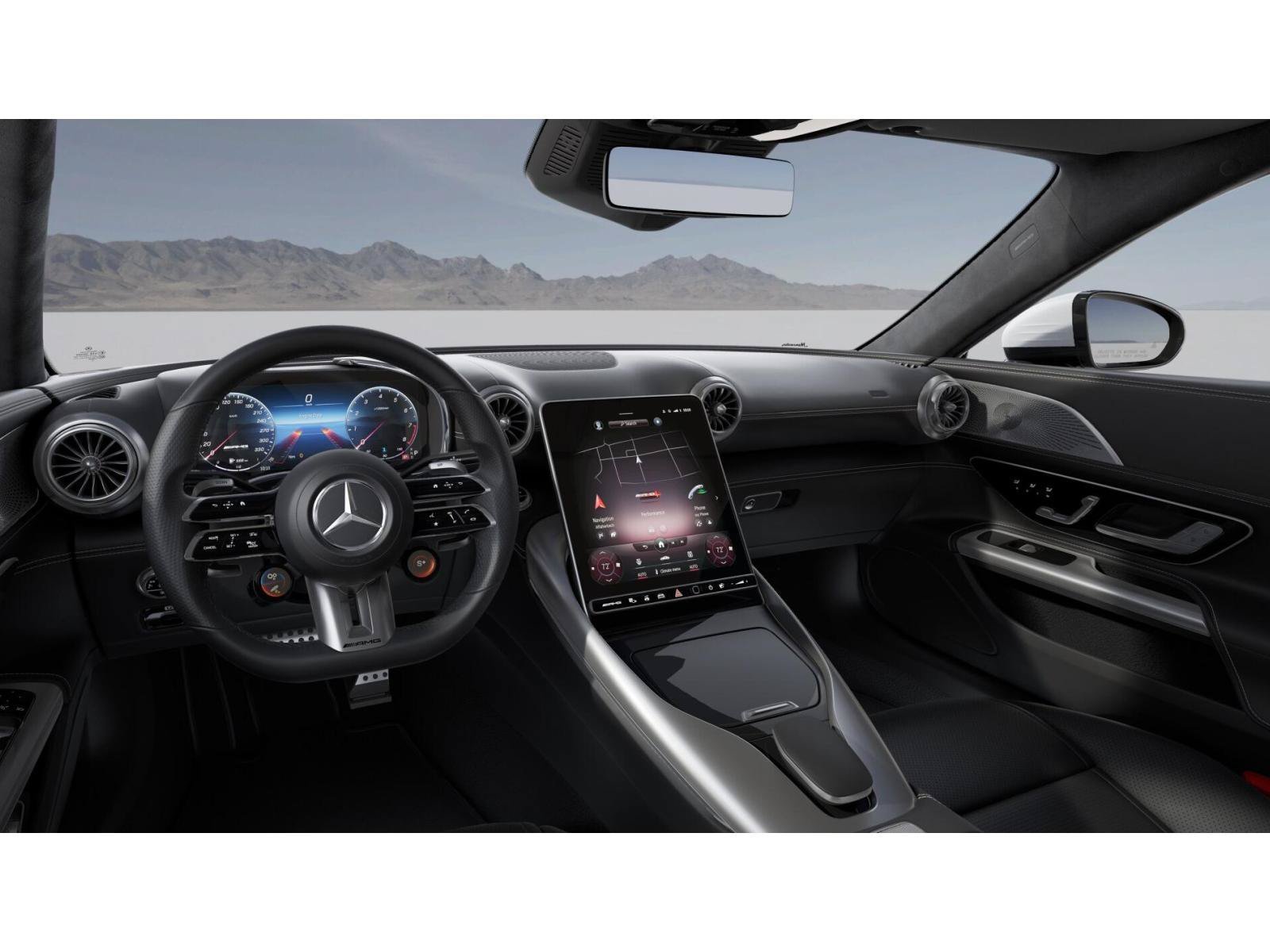 Used 2022 MANUFAKTUR Moonlight White Metallic Mercedes-Benz AMG® SL 55 Roadster image 34