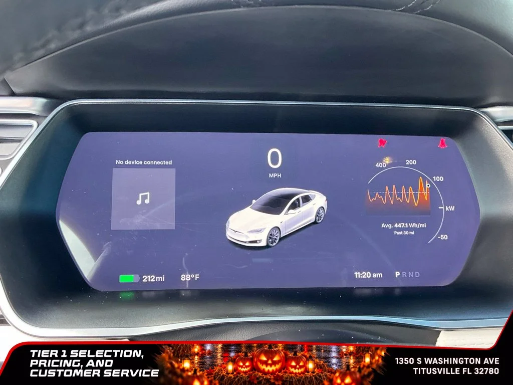 Used 2017 White Tesla 100D image 32