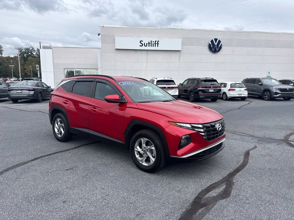 Used 2022 Calypso Red Hyundai SEL image 1