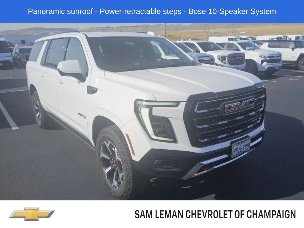 Used 2025 White GMC AT4 image 1