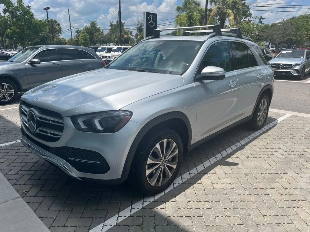 Certified Used 2021 Iridium Silver Metallic Mercedes-Benz GLE 350 image 2