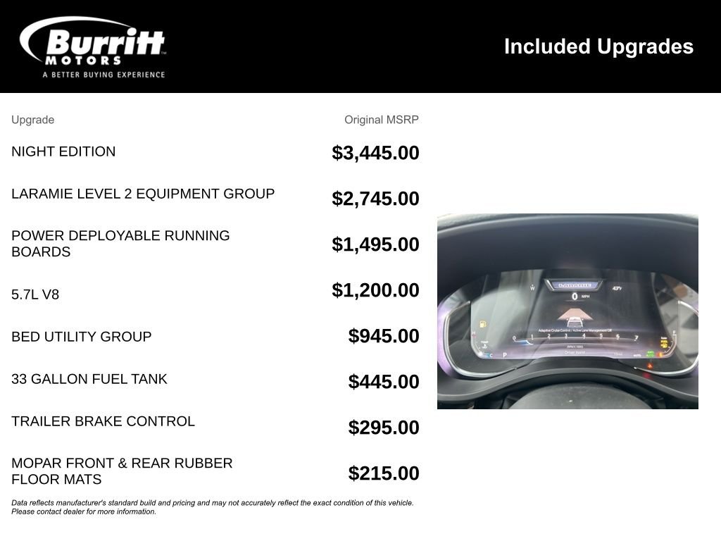 New 2026 Bright White Clear-Coat Exterior Paint RAM Laramie image 6