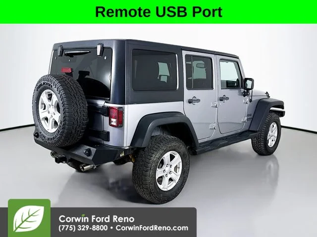 Used 2014 Billet Clearcoat Metallic Jeep Unlimited Sport image 7