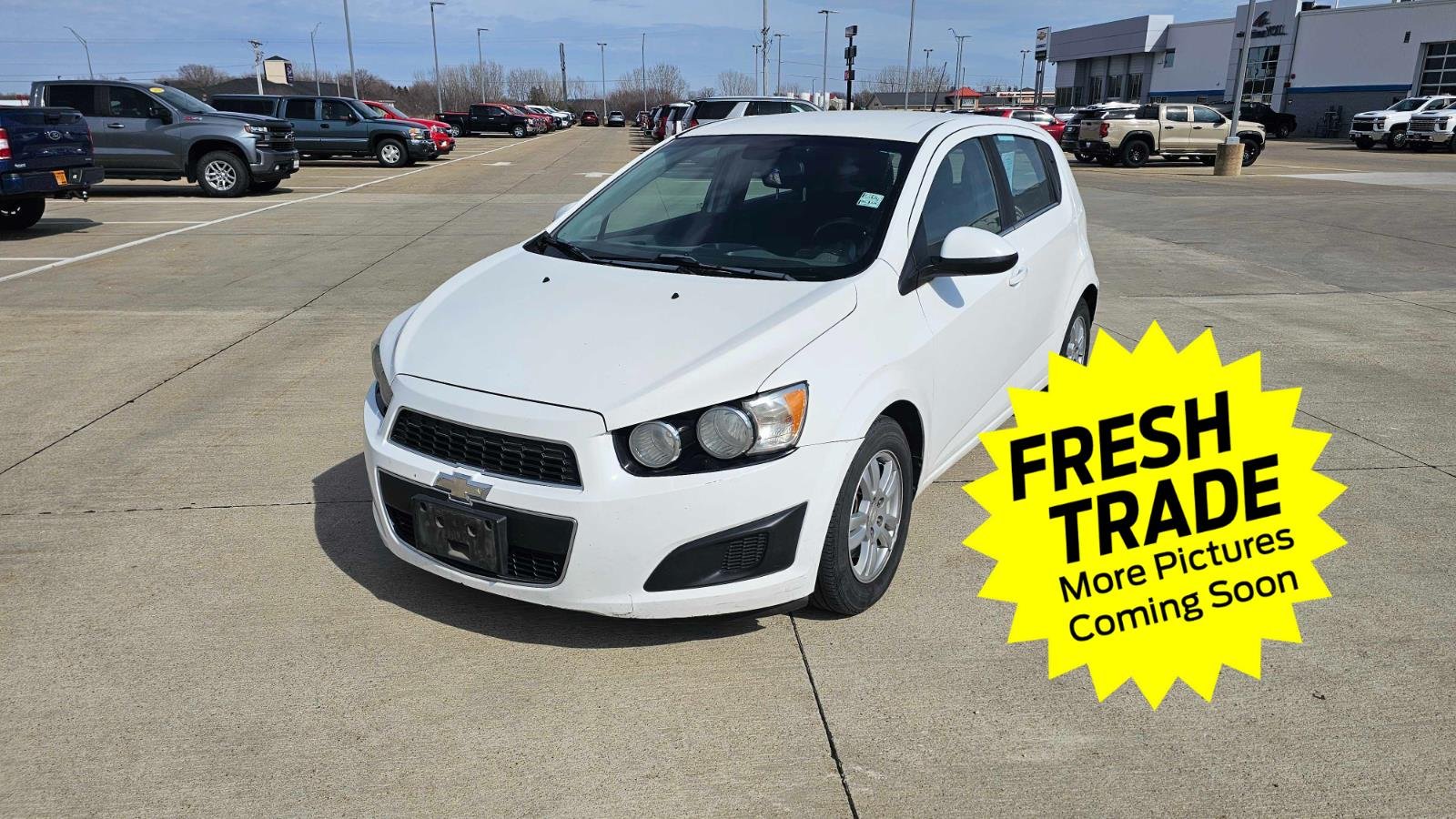 Used 2013 Chevrolet Sonic LT with VIN 1G1JC6SG9D4210645 for sale in Charles City, IA