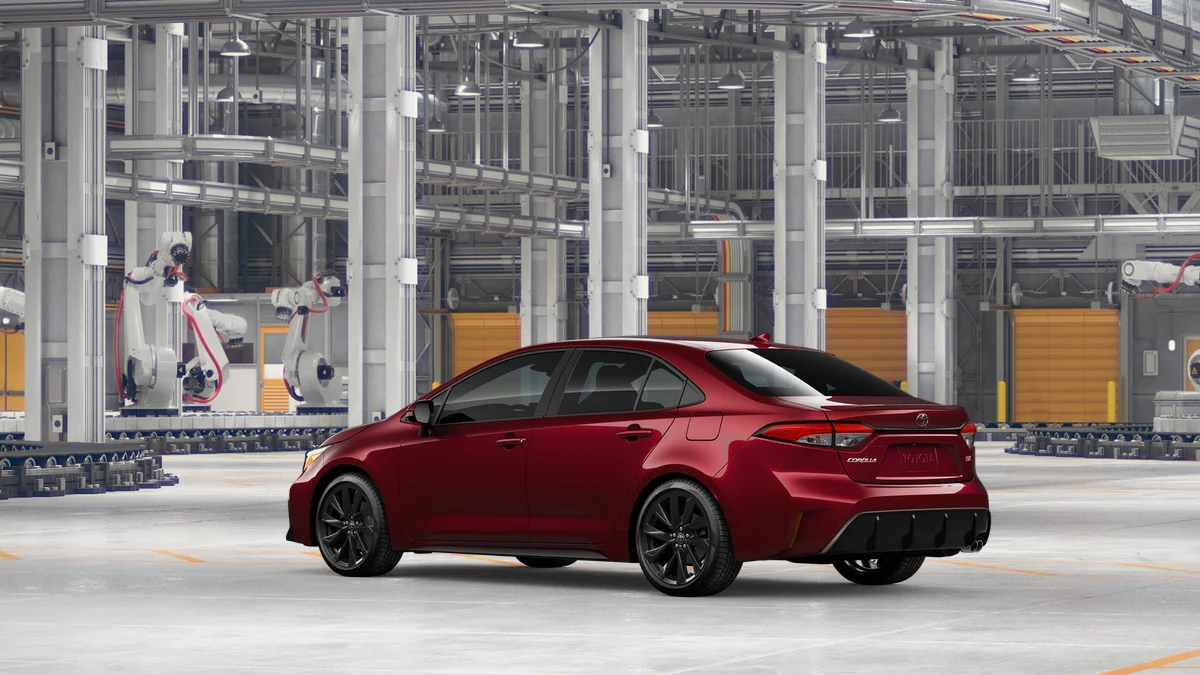 New 2026 Ruby Flare Pearl Toyota SE image 6