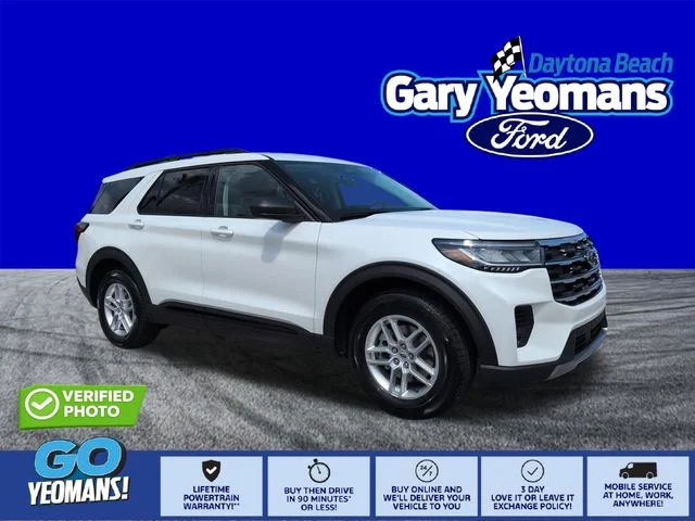 New 2026 Star White Metallic Tri-Coat Ford Active image 1