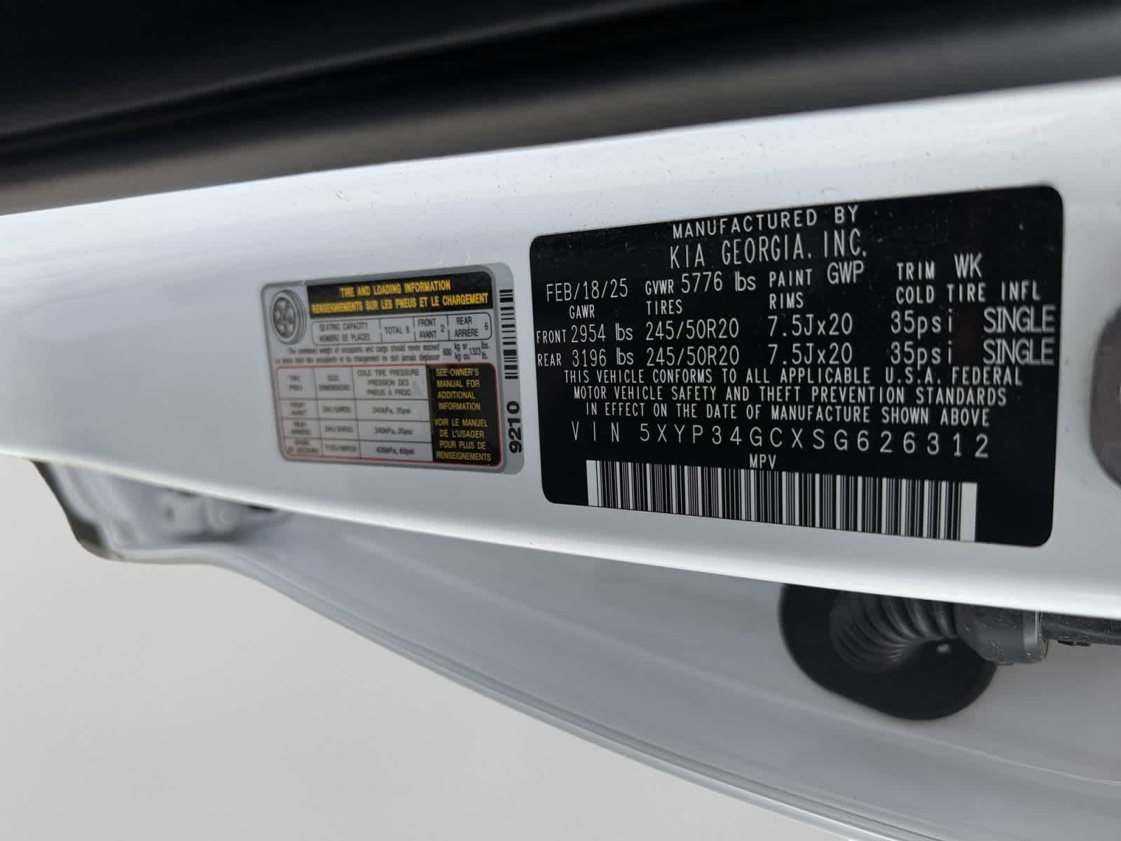 Certified Used 2025 Glacial White Pearl Kia EX image 25
