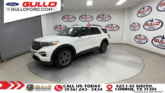 Certified Used 2022 White Metallic Ford XLT image 4