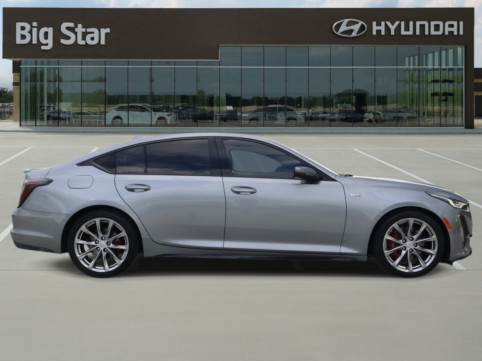 Used 2023 Argent Silver Metallic Cadillac V-Series image 5
